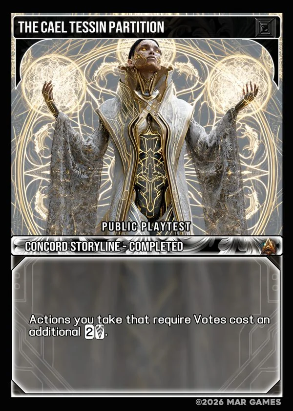 The Cael Tessin Partition card