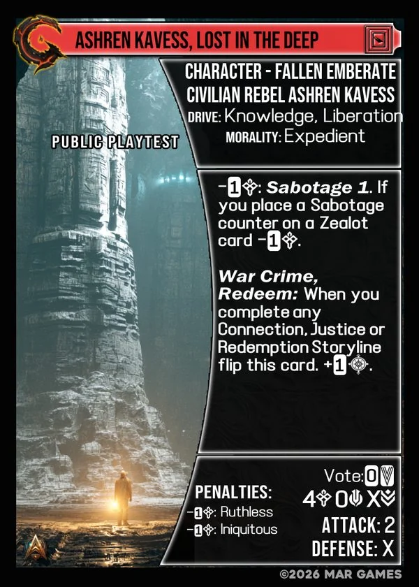 Ashren Kavess, Lost in the Deep card