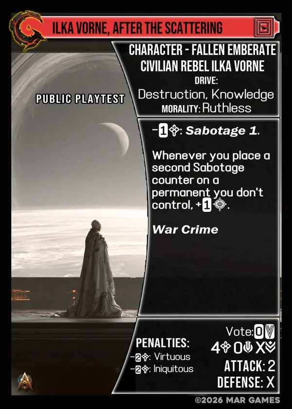 Ilka Vorne, After the Scattering card