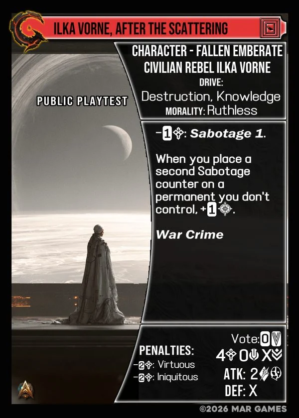 Ilka Vorne, After the Scattering card
