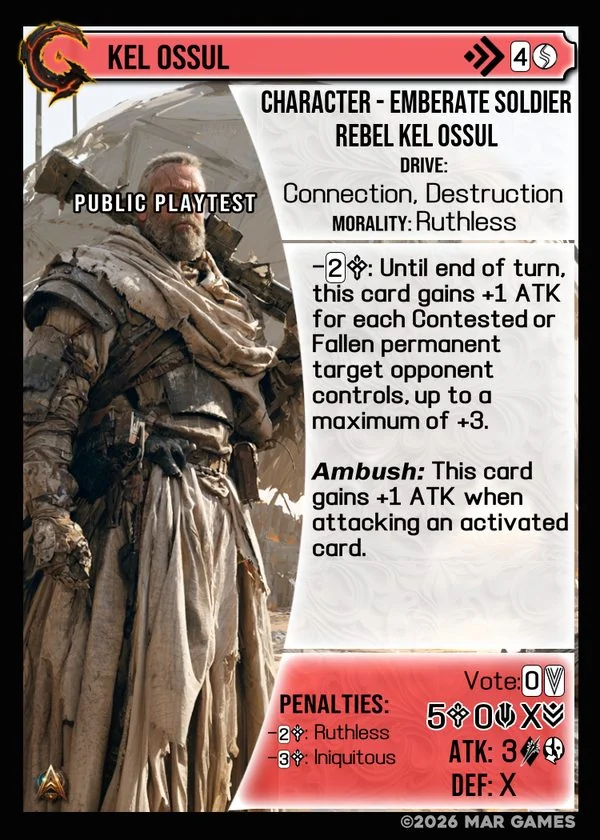 Kel Ossul card
