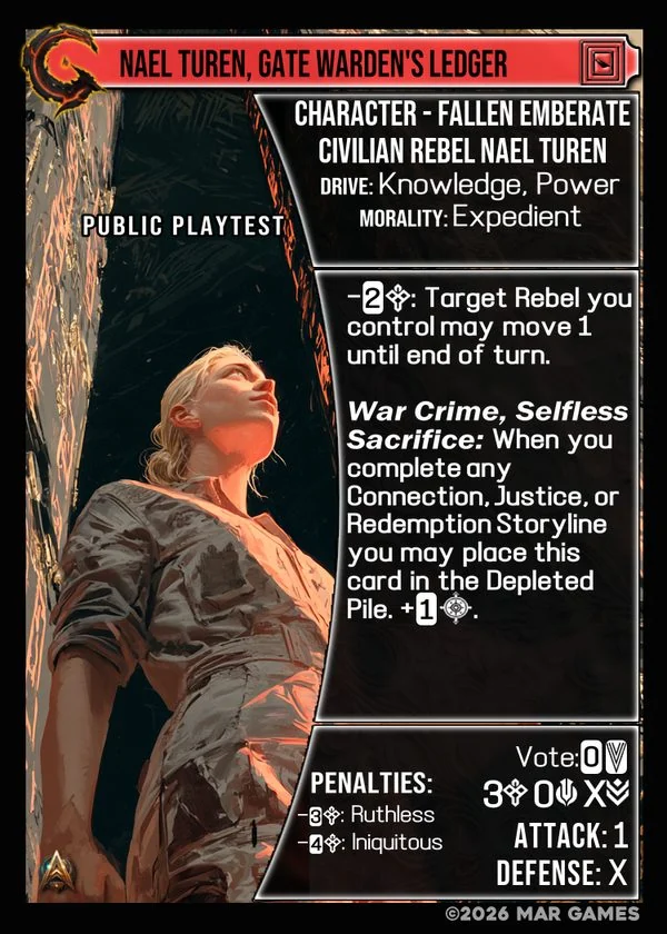 Nael Turen, Gate Warden's Ledger card
