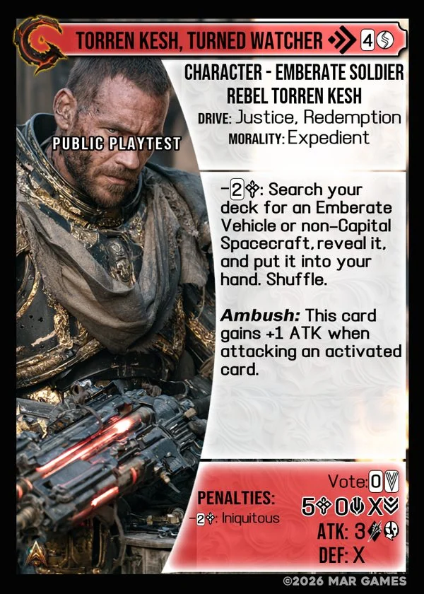 Torren Kesh, Turned Watcher card