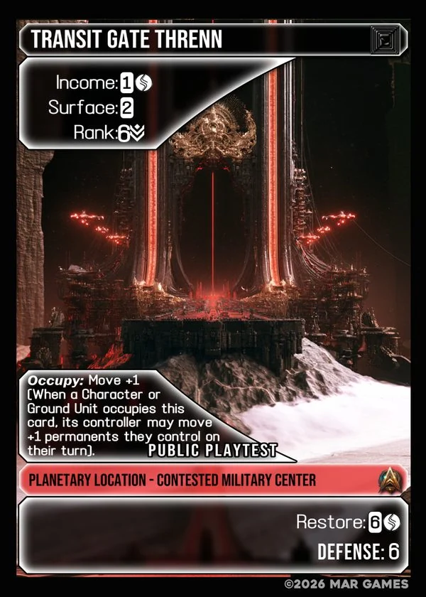 Transit Gate Threnn card