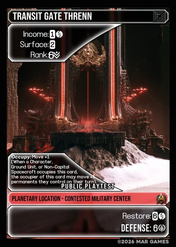 Transit Gate Threnn card