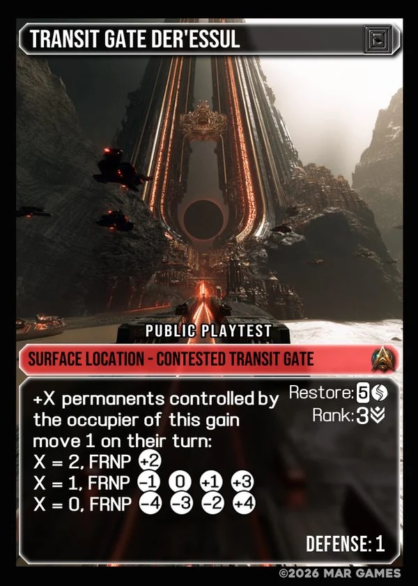 Transit Gate Der'essul card