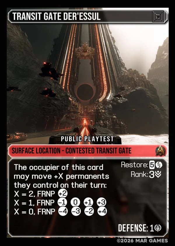 Transit Gate Der'essul card