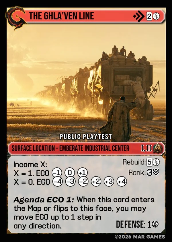 The Ghla'ven Line card
