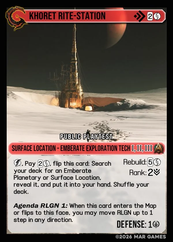 Khoret Rite-Station card