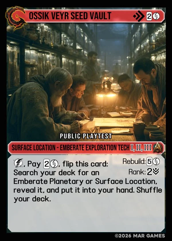 Ossik Veyr Seed Vault card