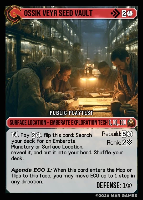 Ossik Veyr Seed Vault card
