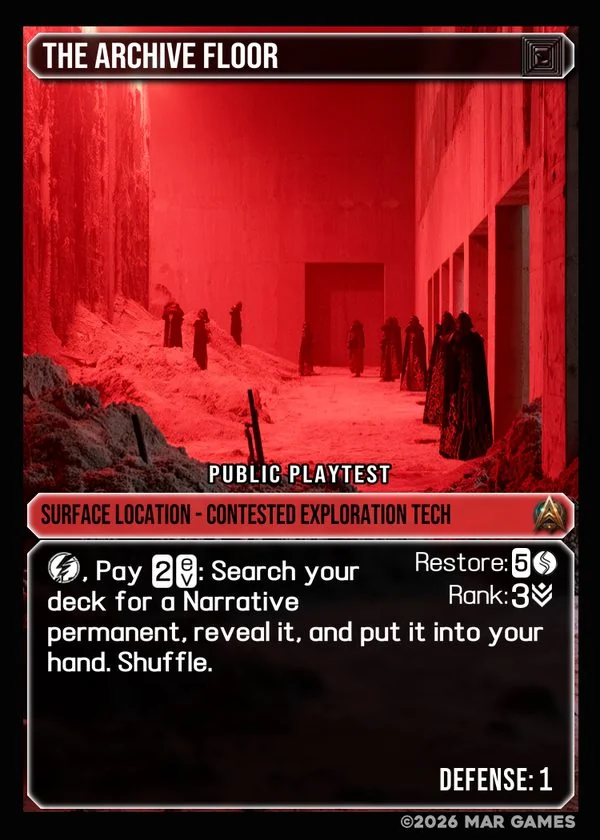The Archive Floor card