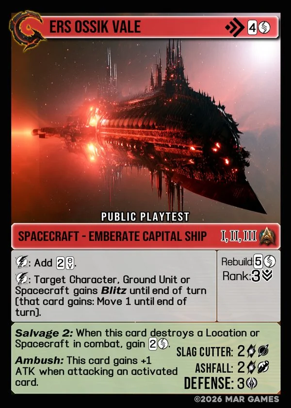 ERS Ossik Vale card