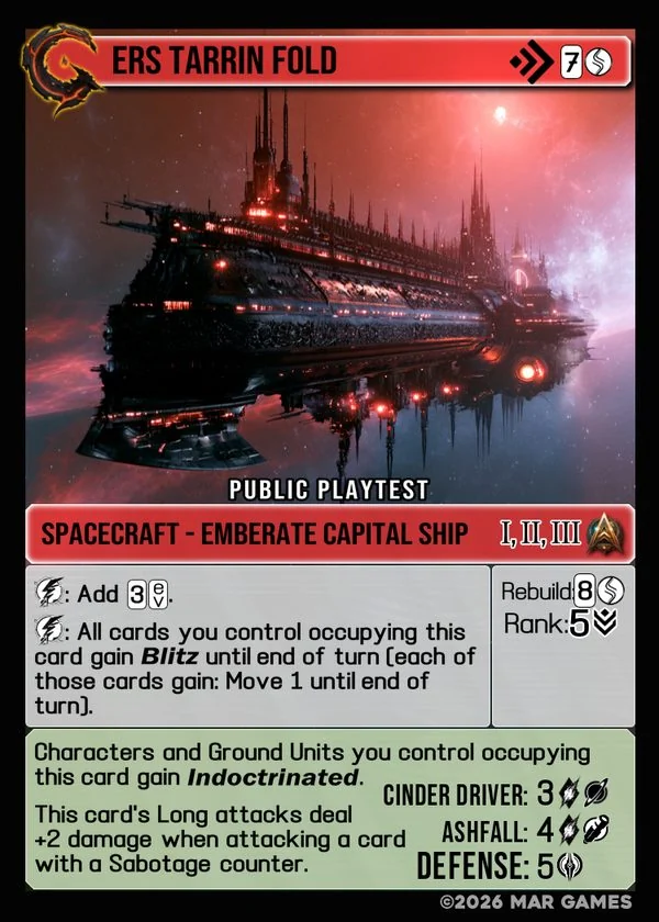 ERS Tarrin Fold card