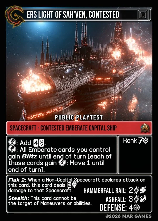 ERS Light of Sah'ven, Contested card