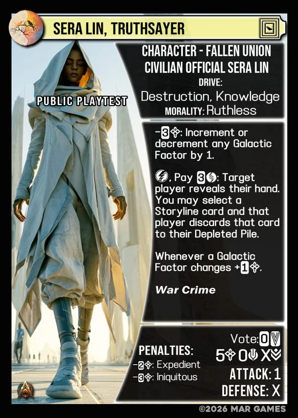 Sera Lin, Truthsayer card