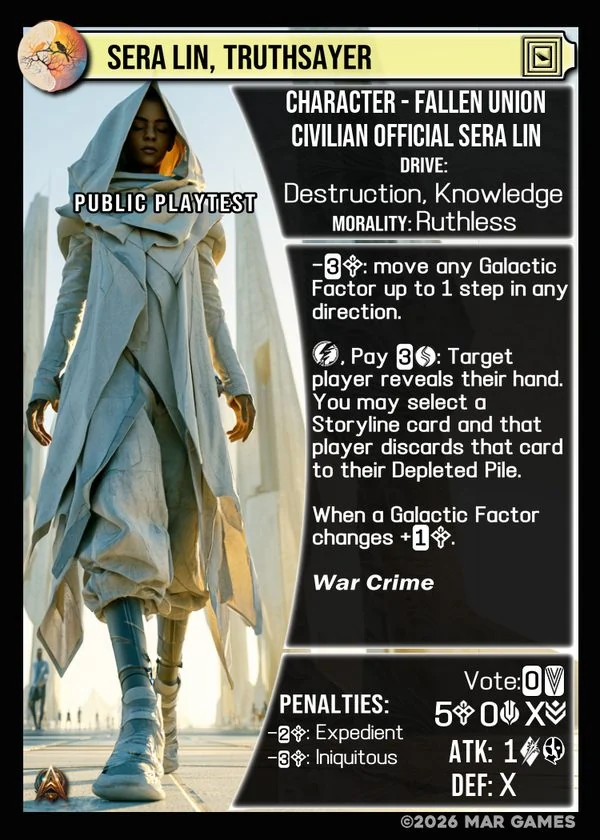 Sera Lin, Truthsayer card