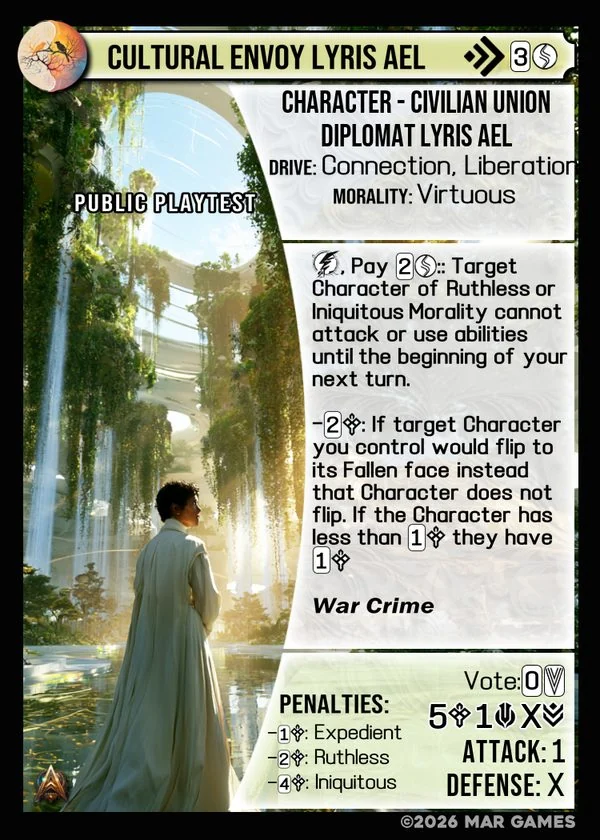 Cultural Envoy Lyris Ael card