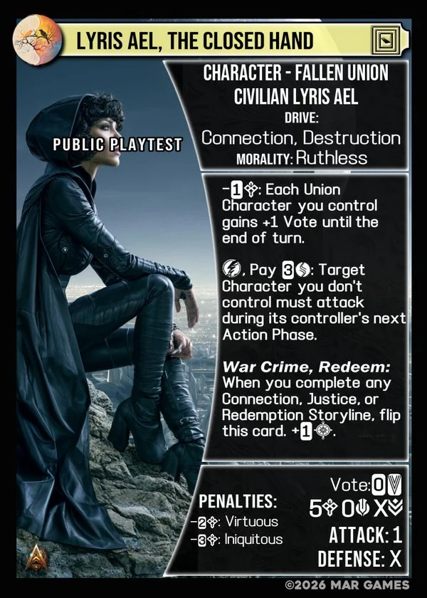 Lyris Ael, The Closed Hand card
