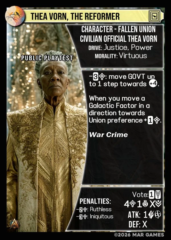 Thea Vorn, The Reformer card