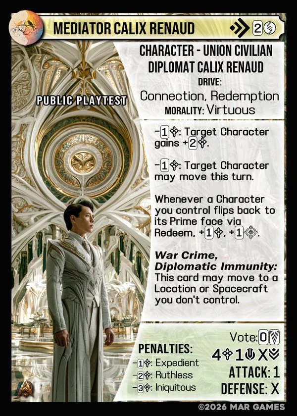 Mediator Calix Renaud card
