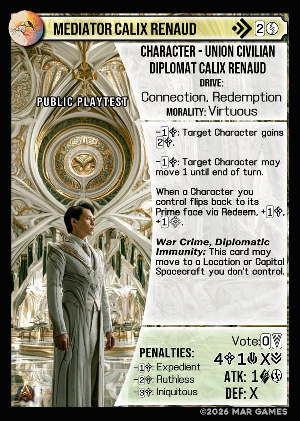 Mediator Calix Renaud card