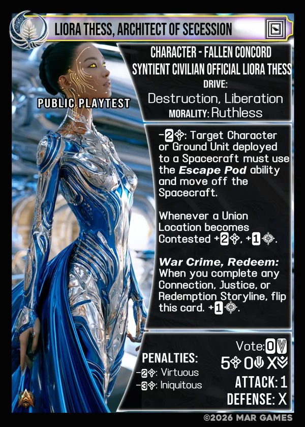 Liora Thess, Architect of Secession card