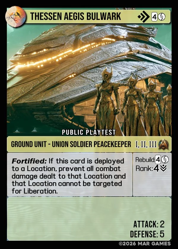 Thessen Aegis Bulwark card