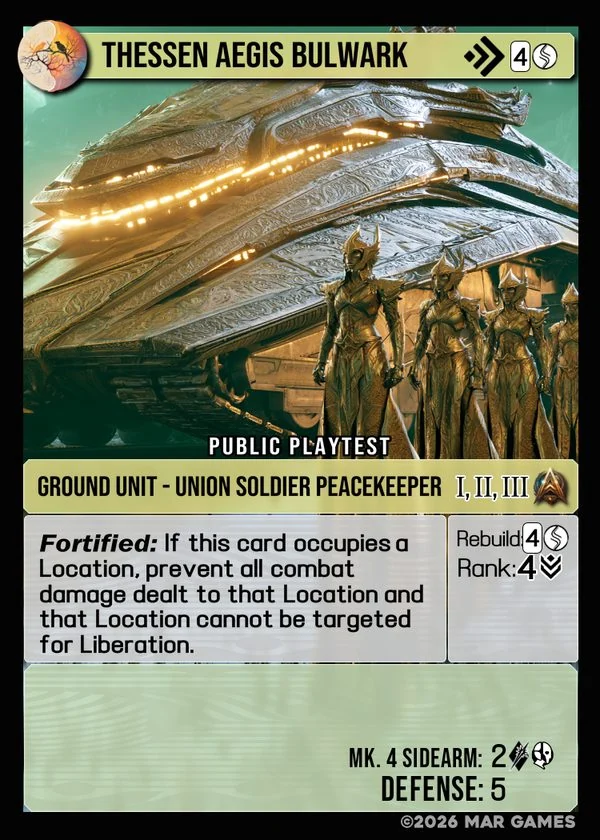 Thessen Aegis Bulwark card