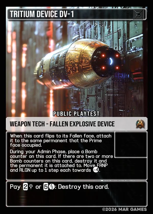 Tritium Device DV-1 card