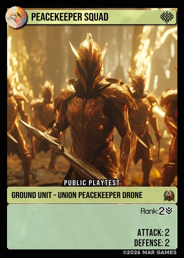 Peacekeeper Squad card
