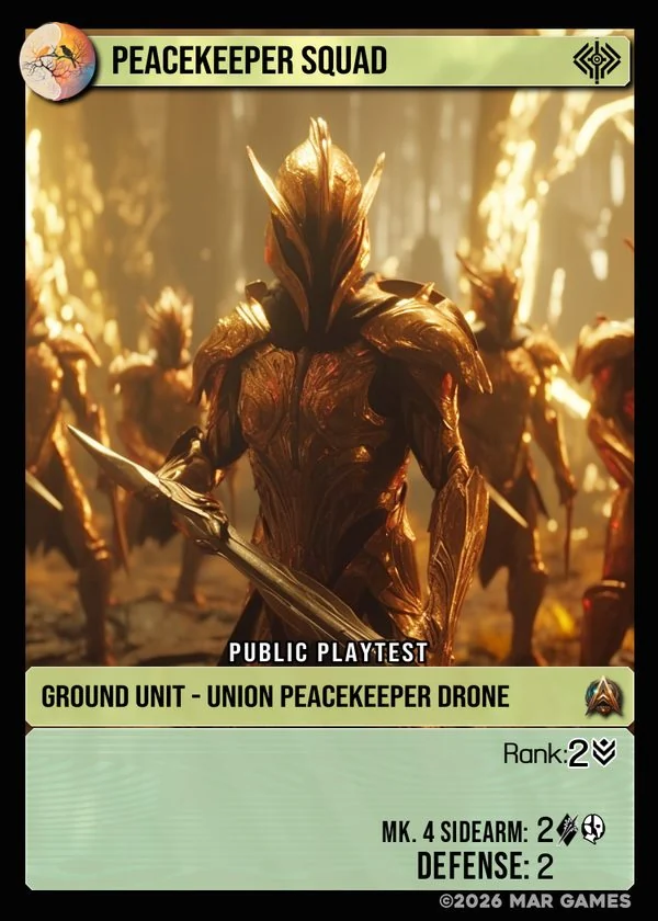 Peacekeeper Squad card
