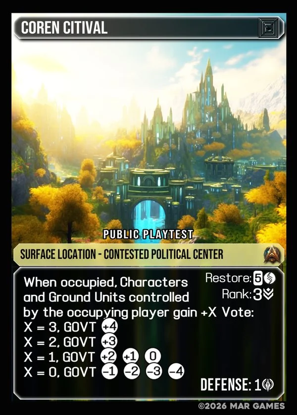Coren Citival card