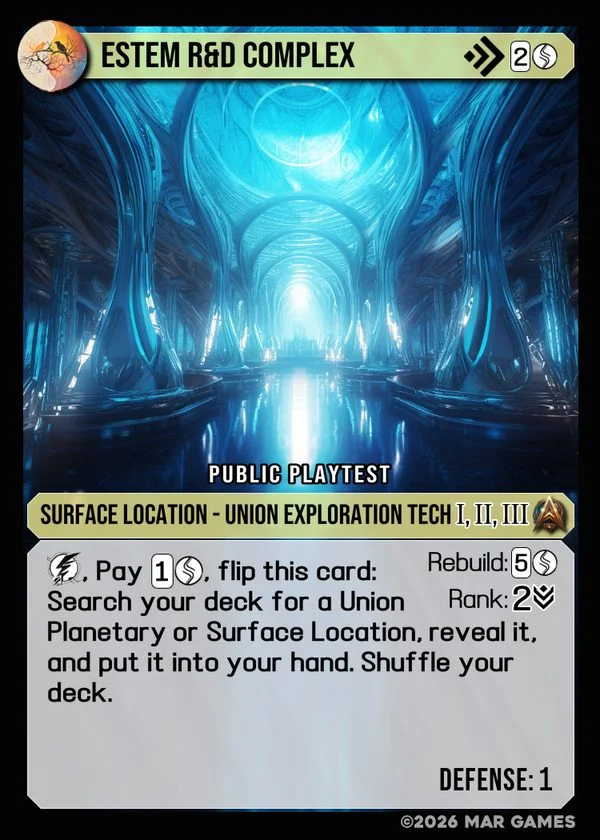 Estem R&D Complex card