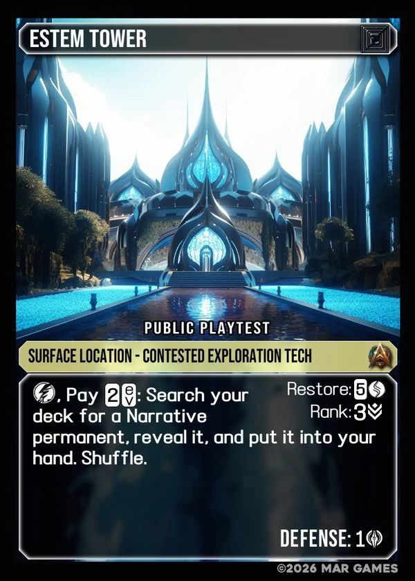 Estem Tower card