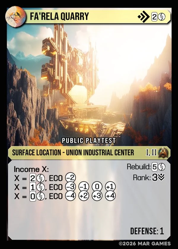 Fa'rela Quarry card
