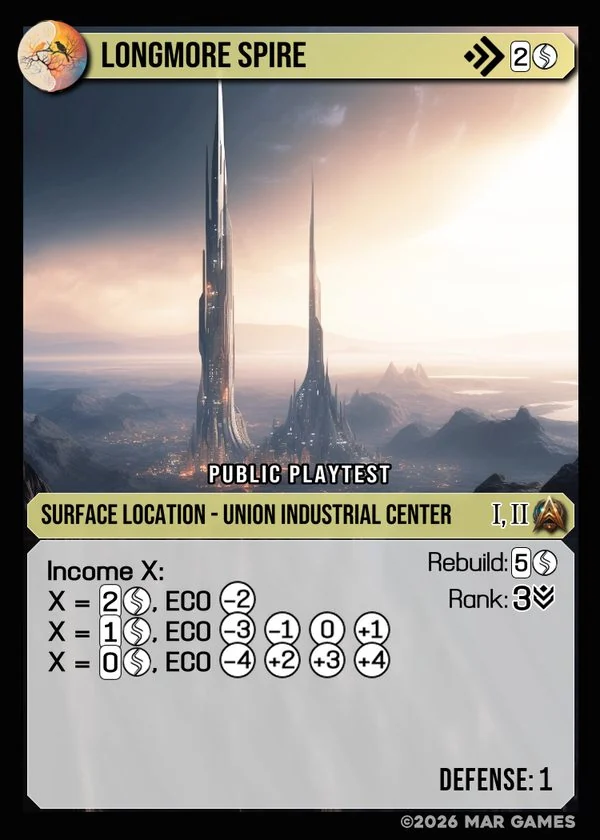 Longmore Spire card