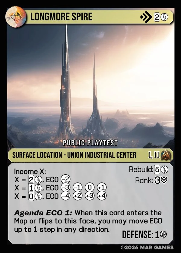 Longmore Spire card