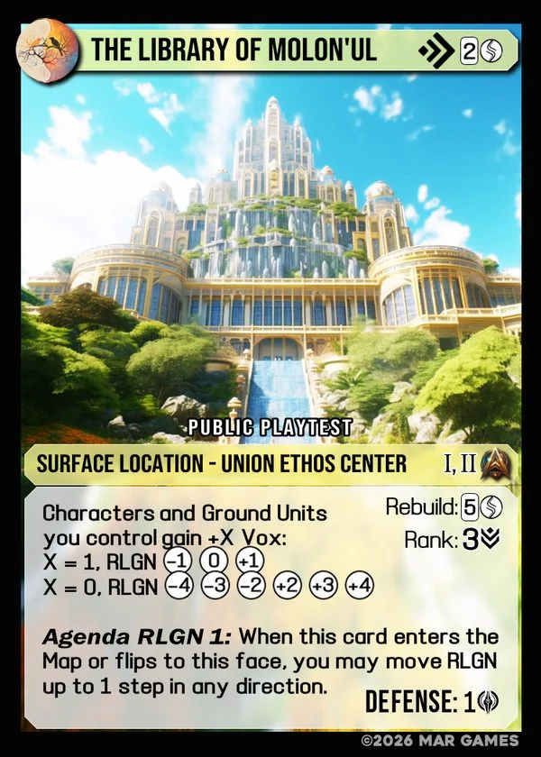 The Library of Molon'ul card