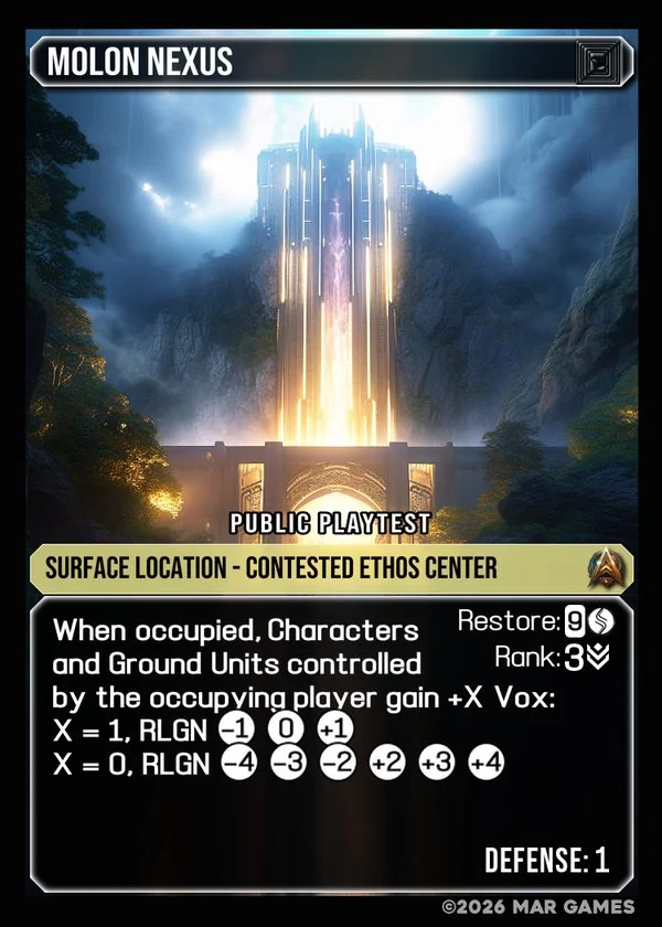 Molon Nexus card