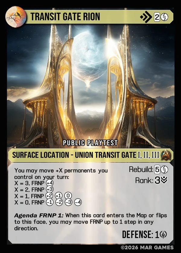 Transit Gate Rion card