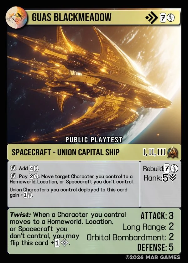 GUAS Blackmeadow card