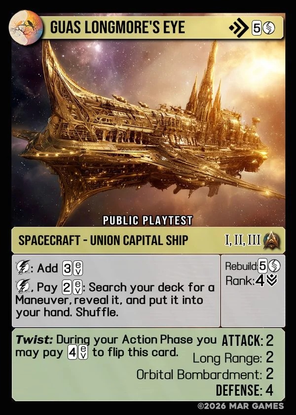 GUAS Longmore's Eye card