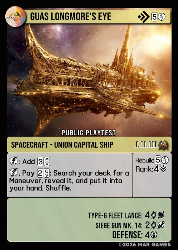 GUAS Longmore's Eye card
