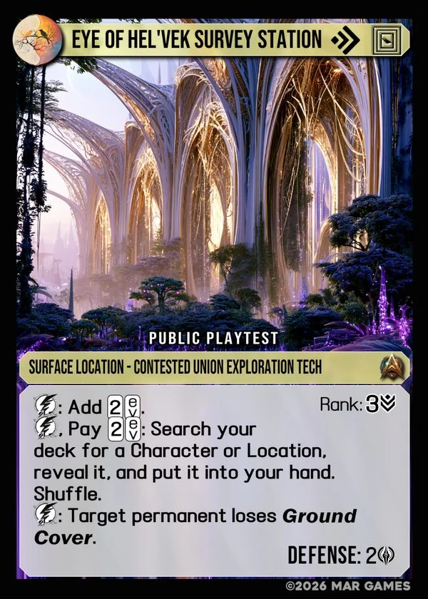 Eye of Hel'vek Survey Station card