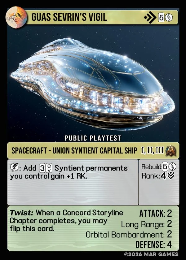 GUAS Sevrin's Vigil card