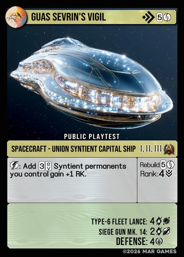 GUAS Sevrin's Vigil card