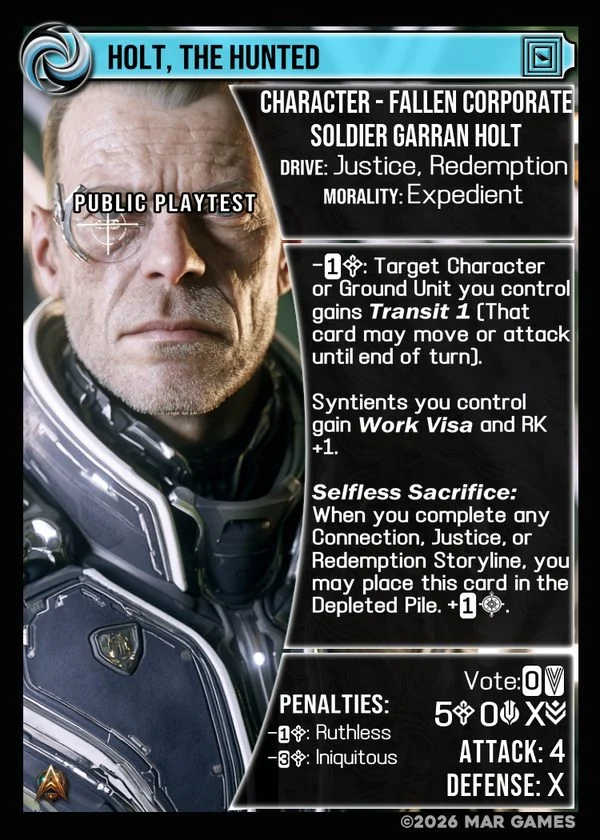 Holt, The Hunted card
