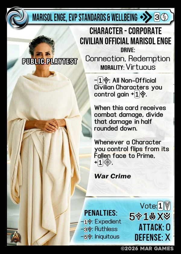 Marisol Enge, EVP Standards & Wellbeing card
