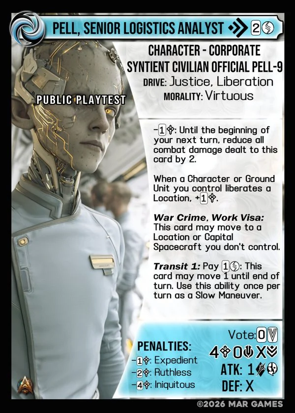 Pell, Senior Logistics Analyst card